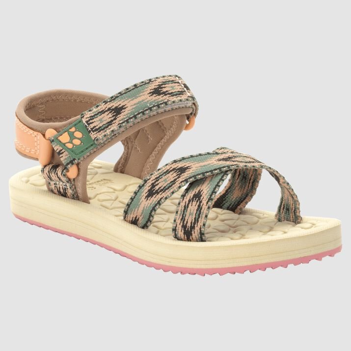 Jack Wolfskin Kids Zulu Sandals Beige/Rose 548106SOB